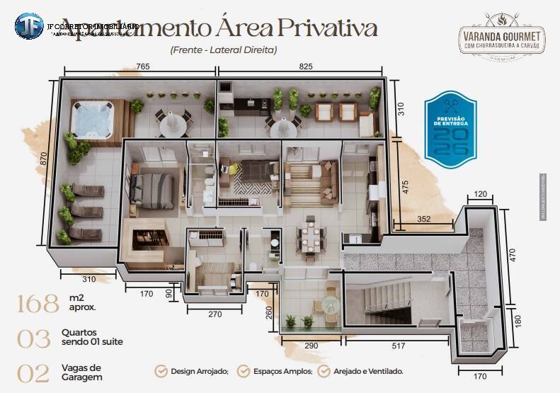 Apartamento à venda com 3 quartos - Foto 6