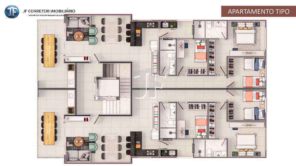 Apartamento à venda com 3 quartos, 110m² - Foto 3