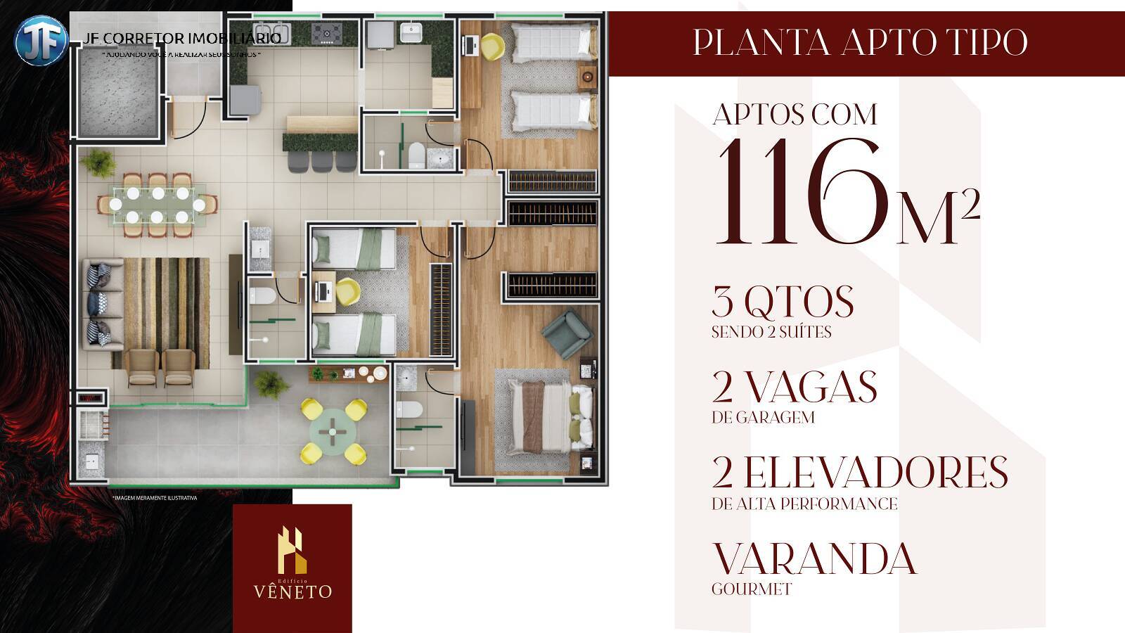 Apartamento à venda com 3 quartos, 116m² - Foto 7